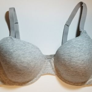 Soft t-shirt underwire demi bra size 38C